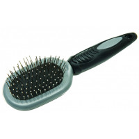 Щетка для вычесывания с каплей Каскад прорезиненная ручка