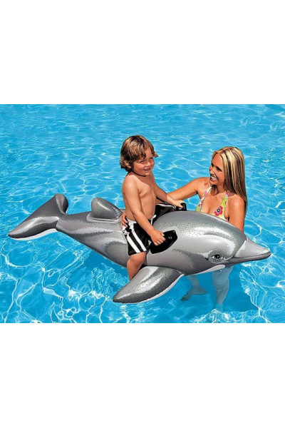 Надувная игрушка-наездник Intex 58535 Дельфин от 3 лет Надувная игрушка-наездник Intex 58535 Дельфин от 3 лет