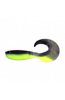 Твистер Yaman PRO Mermaid Tail, р.3 inch, цв. 32 - Black Red Flake/Chartreuse, 10 шт YP-MT3-32