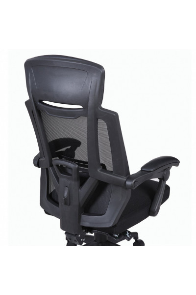 Кресло офисное Brabix Nexus ER-401 сетка/ткань/экокожа, черное 531835 Кресло офисное Brabix Nexus ER-401 сетка/ткань/экокожа, черное 531835