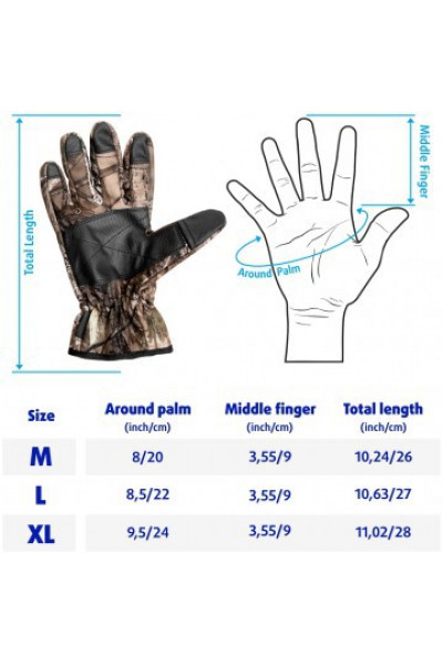 Перчатки для рыбалки Helios HS-HY-D08-M Перчатки для рыбалки Helios HS-HY-D08-M