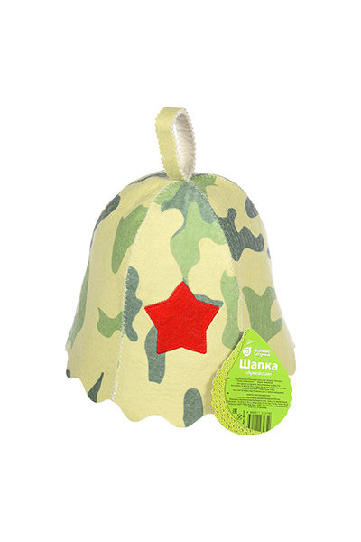 Шапка для бани Банные Штучки Армейская 40137