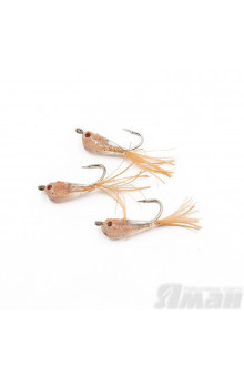 Мормышка Яман Малек пыздрик с ушком, L-15 мм, 0,2 г, Kumho №10, цвет оранжевый (3 шт.) Я-МР1905