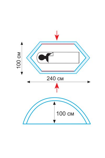 Палатка Tramp Bicycle Light 1 (V2) Палатка Tramp Bicycle Light 1 (V2)