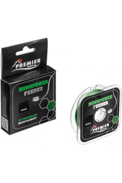 Леска Premier Fishing Monopower Feeder 0,35мм 100м Green Nylon PR-MF-G-035-100 Леска Premier Fishing Monopower Feeder 0,35мм 100м Green Nylon PR-MF-G-035-100