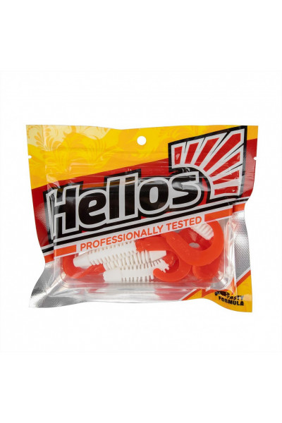 Твистер Helios Din 3,11/7,9 см, цвет White RT 6 шт HS-33/1-003 Твистер Helios Din 3,11/7,9 см, цвет White RT 6 шт HS-33/1-003