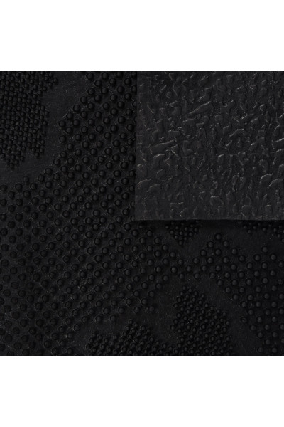 Коврик резиновый придверный Vortex Клен 40х60 см черный 22463 Коврик резиновый придверный Vortex Клен 40х60 см черный 22463