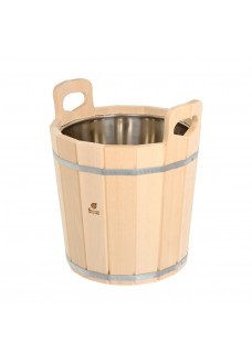 Запарник Банные Штучки с нержавеющей вставкой, липа 20 л 33219
