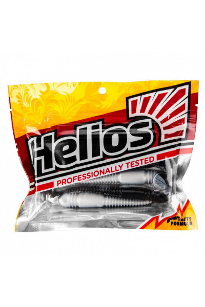 Виброхвост Helios Minoga 3,75/9.5 см, цвет Black & Pearl 5 шт HS-17-028 Виброхвост Helios Minoga 3,75/9.5 см, цвет Black & Pearl 5 шт HS-17-028