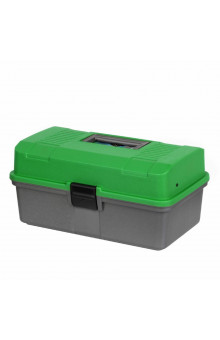 Ящик рыболова Helios двухполочный зеленый