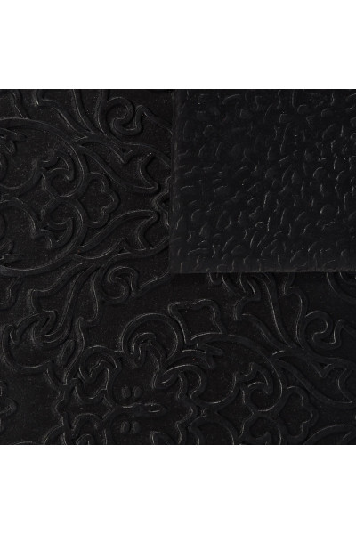 Коврик резиновый придверный Vortex Узор 35х60 см черный 22461