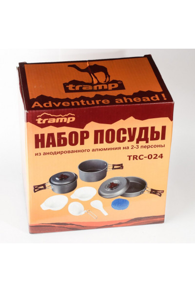 Набор туристической посуды Tramp алюминий TRC-024