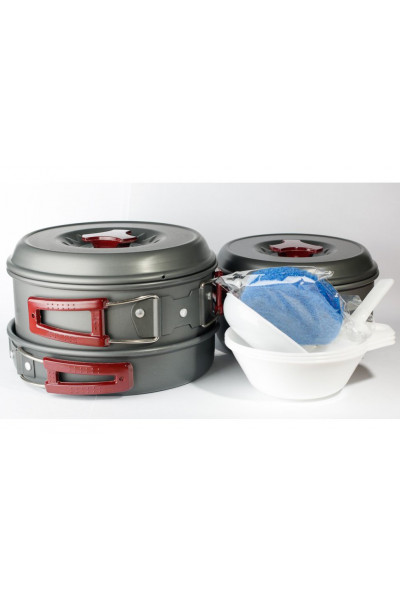 Набор туристической посуды Tramp алюминий TRC-024