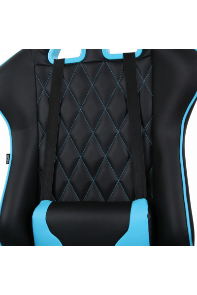 Кресло компьютерное Brabix GT Master GM-110 экокожа, черно-голубое 531928 Кресло компьютерное Brabix GT Master GM-110 экокожа, черно-голубое 531928