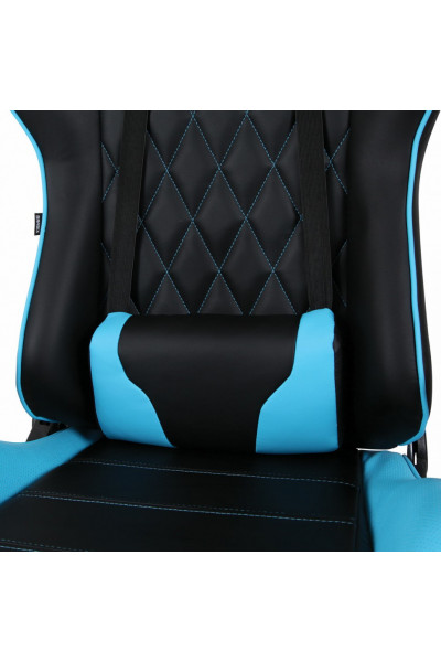 Кресло компьютерное Brabix GT Master GM-110 экокожа, черно-голубое 531928 Кресло компьютерное Brabix GT Master GM-110 экокожа, черно-голубое 531928