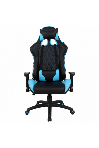 Кресло компьютерное Brabix GT Master GM-110 экокожа, черно-голубое 531928 Кресло компьютерное Brabix GT Master GM-110 экокожа, черно-голубое 531928