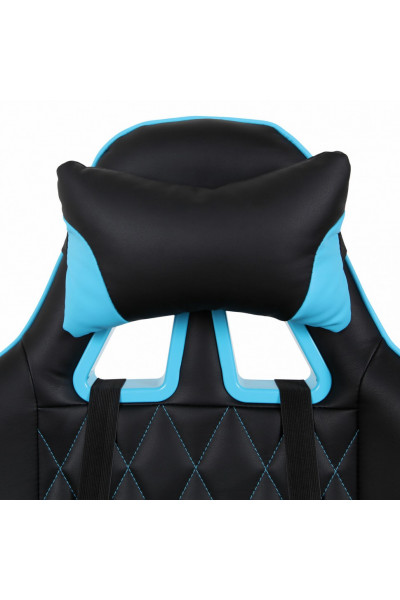 Кресло компьютерное Brabix GT Master GM-110 экокожа, черно-голубое 531928 Кресло компьютерное Brabix GT Master GM-110 экокожа, черно-голубое 531928