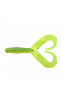 Твистер Yaman PRO Loop-Two, р.4 inch, цвет #10 - Green pepper (уп.5 шт) YP-LT4-10