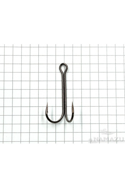 Крючок двойник Namazu Double Hook Long № 1, BN (40 шт.) N-HDL1BN