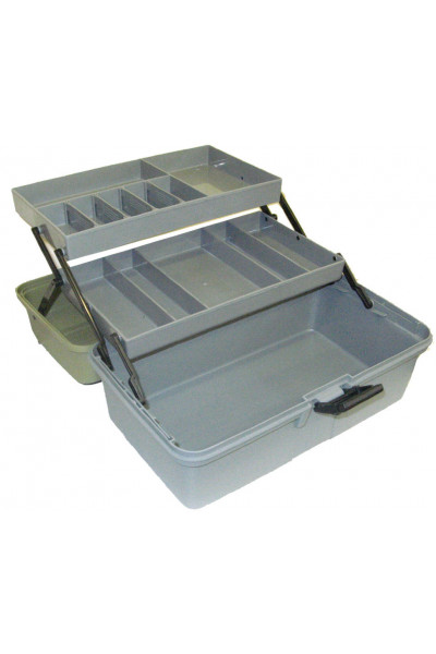 Ящик рыболова Helios двухполочный синий