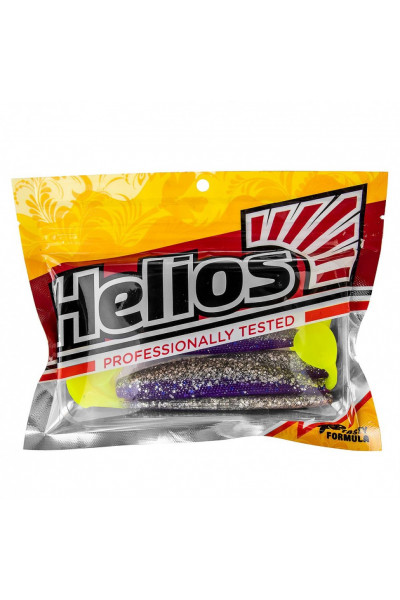 Виброхвост Helios Trofey 5.5/14 см, цвет Silver Sparkles & Fio LT 4 шт HS-25-037 Виброхвост Helios Trofey 5.5/14 см, цвет Silver Sparkles & Fio LT 4 шт HS-25-037