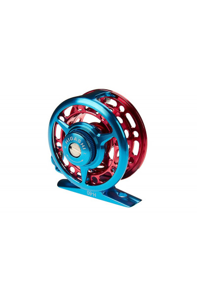Катушка инерционная Higashi H-60 Blue/Red Катушка инерционная Higashi H-60 Blue/Red