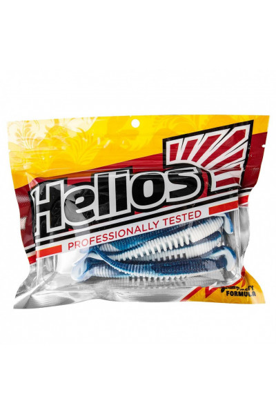 Виброхвост Helios Varuna 4,33/11см, цвет Blue Sparkles & White 7 шт HS-35-026 Виброхвост Helios Varuna 4,33/11см, цвет Blue Sparkles & White 7 шт HS-35-026