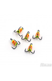 Крючок тройник Яман Факел № 14 (5 шт.) Я-ТК23