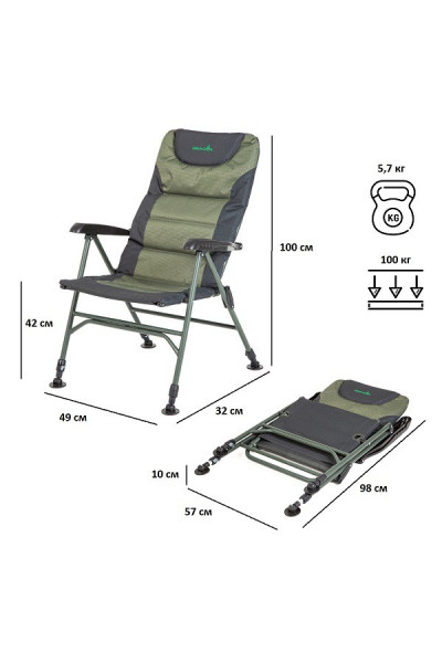 Кресло складное Green Glade M3230 Кресло складное Green Glade M3230