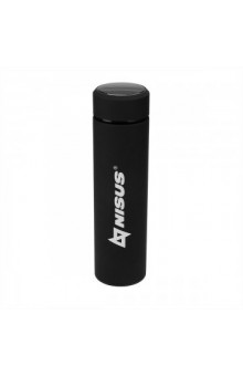 Термос с термодатчиком Nisus 0,45 л черный N.TM-049-B