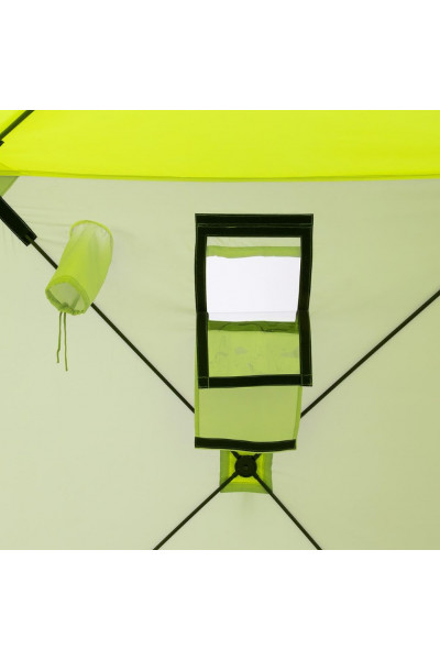 Зимняя палатка Куб Premier Fishing 1,5х1,5 м (PR-ISC-150YLG) Зимняя палатка Куб Premier Fishing 1,5х1,5 м (PR-ISC-150YLG)