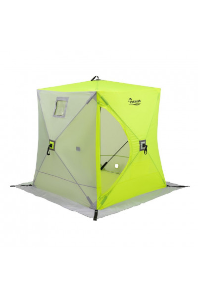 Зимняя палатка Куб Premier Fishing 1,5х1,5 м (PR-ISC-150YLG) Зимняя палатка Куб Premier Fishing 1,5х1,5 м (PR-ISC-150YLG)