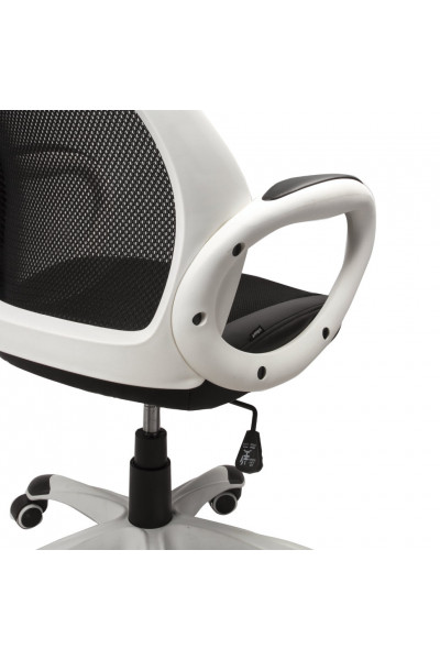 Кресло компьютерное Brabix Premium Genesis EX-517 сетка/ткань, черное 531573 Кресло компьютерное Brabix Premium Genesis EX-517 сетка/ткань, черное 531573