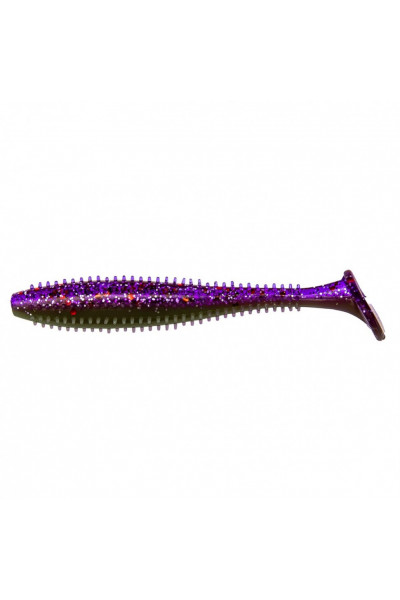 Виброхвост Helios Shaggy 3,35/8,5 см, цвет Fio & Lime 5 шт HS-16-014