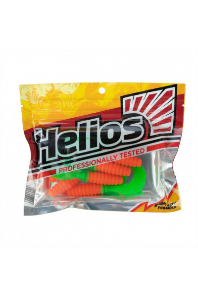 Твистер Helios Credo 2,35/6,0 см, цвет Orange & Green 7 шт HS-10-025 Твистер Helios Credo 2,35/6,0 см, цвет Orange & Green 7 шт HS-10-025