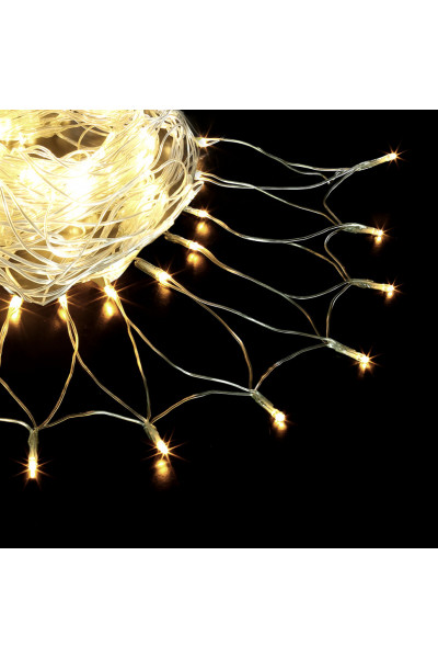 Светодиодная гирлянда для дома (теплый свет) Vegas Сеть 176 LED, 1,5х1,5 м, 220V 55074 Светодиодная гирлянда для дома (теплый свет) Vegas Сеть 176 LED, 1,5х1,5 м, 220V 55074