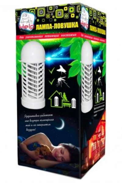 Лампа-ловушка HELP для уничтожения летающих насекомых 220В (80401) Лампа-ловушка HELP для уничтожения летающих насекомых 220В (80401)