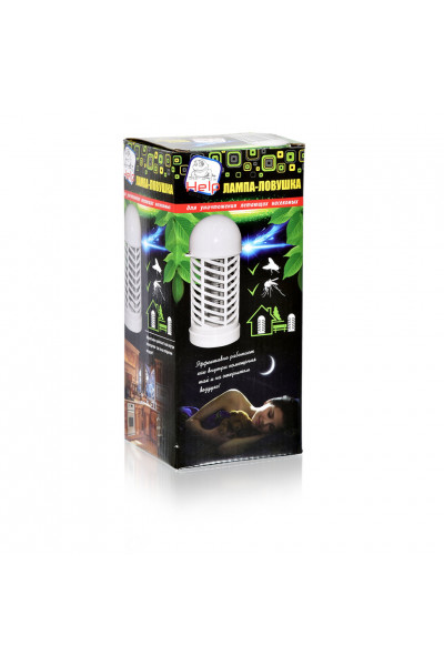 Лампа-ловушка HELP для уничтожения летающих насекомых 220В (80401) Лампа-ловушка HELP для уничтожения летающих насекомых 220В (80401)