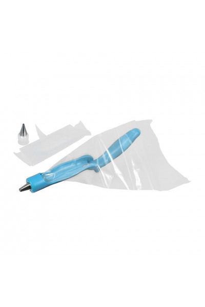 Кондитерский шприц аппликатор Marmiton (2 пакета, 2 насадки, аппликатор) 17067 Кондитерский шприц аппликатор Marmiton (2 пакета, 2 насадки, аппликатор) 17067