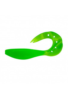 Твистер Helios Kasandra 4"29/10,9см, цвет Electric green 5 шт HS-34-007