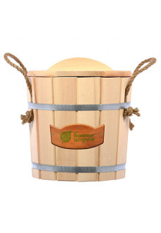 Запарник с крышкой Банные Штучки липа 8 л 3605