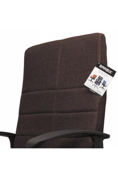 Кресло офисное Brabix Focus EX-518 ткань, коричневое 531577 Кресло офисное Brabix Focus EX-518 ткань, коричневое 531577