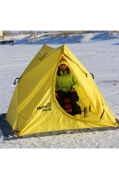 Зимняя палатка автомат Helios Delta двускатная (HS-ISD-Y) Зимняя палатка автомат Helios Delta двускатная (HS-ISD-Y)