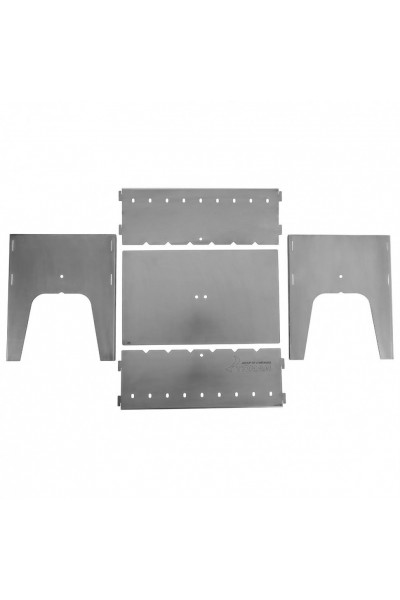 Мангал разборный Тонар в чехле, сталь 2 мм + 6 шампуров Мангал разборный Тонар в чехле, сталь 2 мм + 6 шампуров