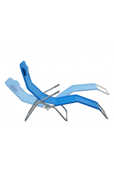 Шезлонг GoGarden Comfy Plus 50316 синий меланж Шезлонг GoGarden Comfy Plus 50316 синий меланж