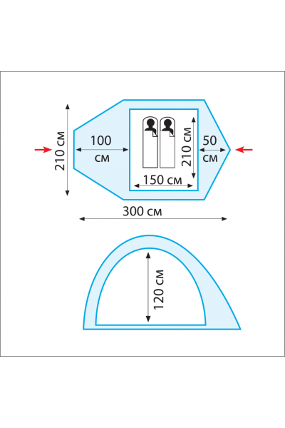Палатка Tramp Lair 2 (V2) Палатка Tramp Lair 2 (V2)