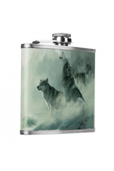 Фляжка Helios Волки 210 мл HS-F-W-A19-1
