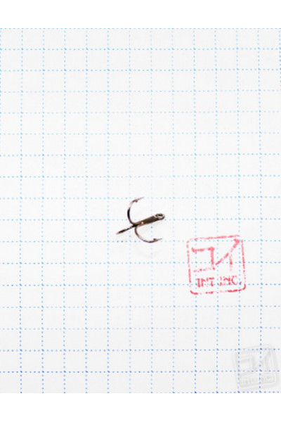 Крючок Koi Round Treble № 12 , BN, тройник (10 шт.) KH3291-12BN