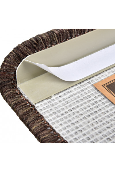 Коврик на ступеньку Vortex 25х65 см темно-коричневый 27002 Коврик на ступеньку Vortex 25х65 см темно-коричневый 27002