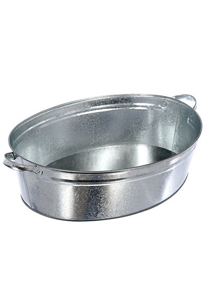 Оцинкованный таз Банные Штучки овальный 23 л 36552